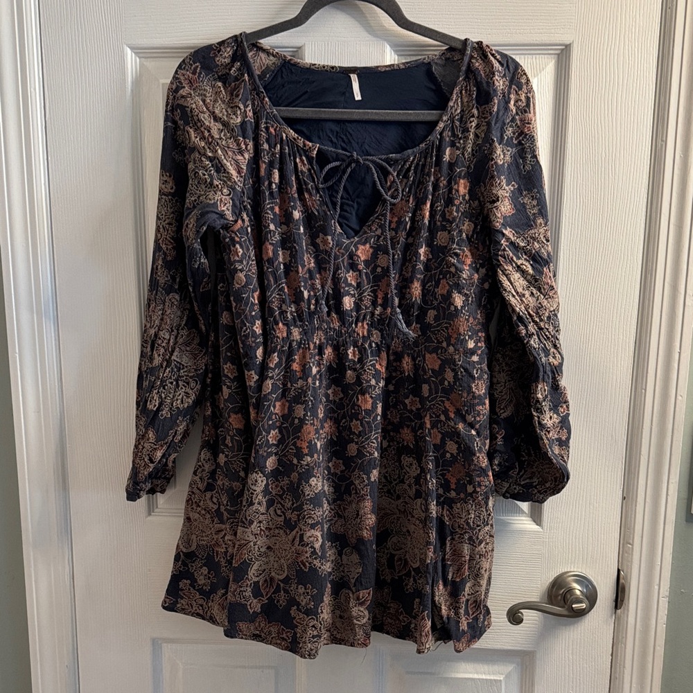 Free People Lucky Loosie mini dress size S